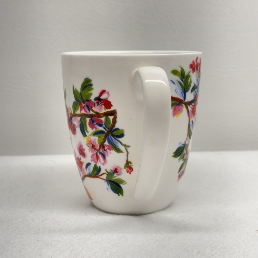 Mikasa Butterfly Garden Mug Bone China White Floral Songbird Cottagecore - Picture 5 of 7
